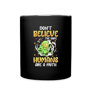 Alien Spaceship Extraterrestrial Aliens - Mug uni - noir - Devant