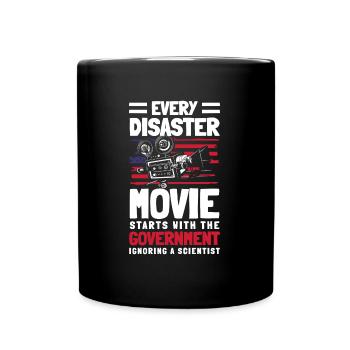 Film Film-Zitate Regie Kinobesucher - Tasse einfarbig - Schwarz - Vorne