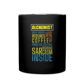 Recherche occulte sur la guérison alchimiste - Mug uni - noir - Devant