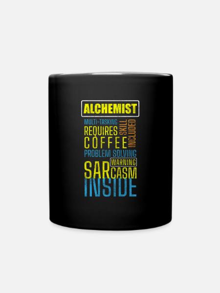 Alchemist Heilung Okkult Forschung - Tasse einfarbig - Schwarz