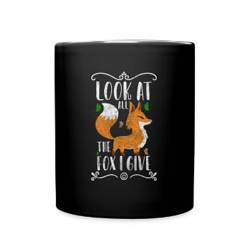 Renard animal chasseur intelligent - Mug uni - noir - Devant