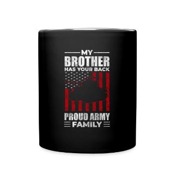 Puissance de feu du soldat léopard - Mug uni - noir - Devant