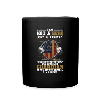 Armes frontalières militaires Infanterie - Mug uni - noir - Devant