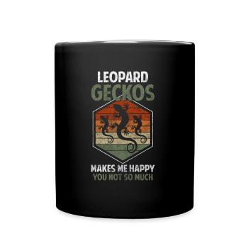 Reptilie Salamander Tierschutz - Tasse einfarbig - Schwarz - Vorne