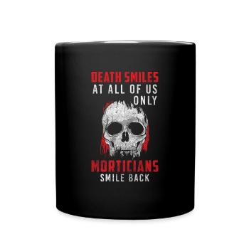 Fossoyeur Noir Humour Vocation - Mug uni - noir - Devant