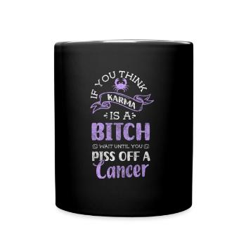 Horoscope Zodiac Planet Moon - Full Colour Mug - black - Front