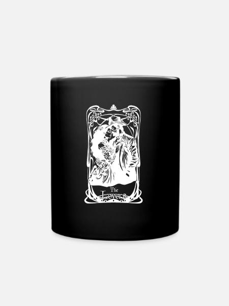 Tarotkarten-Liebhaber - Tasse einfarbig - Schwarz