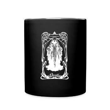 Carte tarot La mort - Mug uni - noir - Devant