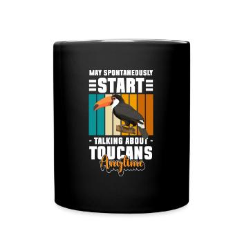 Toucan Rainforest Amazon South America - Full Colour Mug - black - Front