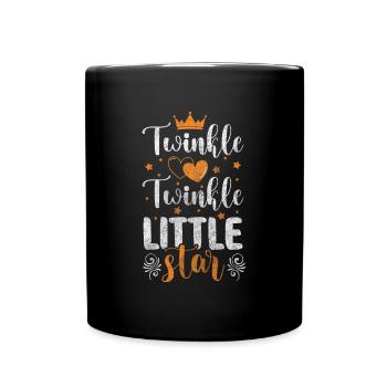 Étoiles Nuit de rêve - Mug uni - noir - Devant