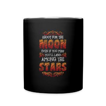 Starry Sky Wishes Dream Moon - Mug uni - noir - Devant