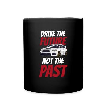 E-car quiet air conditioning - Full Colour Mug - black - Front