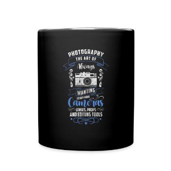 Photographer Photography Photo Shoot - Full Colour Mug - black - Front