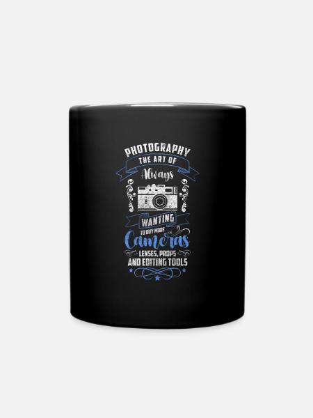 Fotografin Fotografie Fotoshooting - Tasse einfarbig - Schwarz