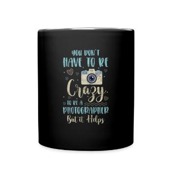 Appareil photo Photographie Objectif Séance photo - Mug uni - noir - Devant