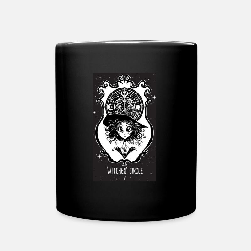 Witches circle carte d'oracle - Mug uni - noir
