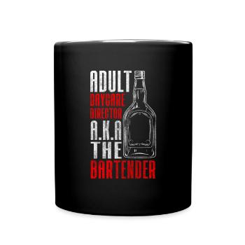 Barkeeper Club - Tasse einfarbig - Schwarz - Vorne