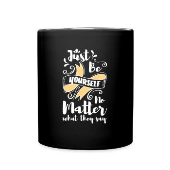 Anders Stolz Style - Tasse einfarbig - Schwarz - Vorne