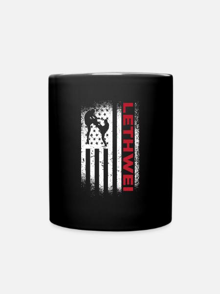 Lethwei burmesisches Geschenk - Tasse einfarbig - Schwarz