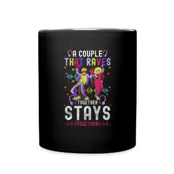 House Festival Party DJ - Full Colour Mug - black - Front