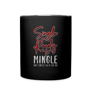 Single Person Freedom Flirting - Full Colour Mug - black - Front