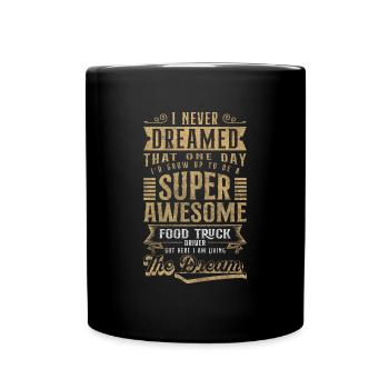 Fast food street food BBQ - Full Colour Mug - black - Front