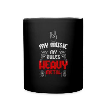 Rock and Roll Rock célèbre le hardcore - Mug uni - noir - Devant