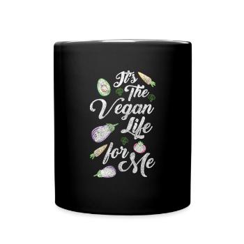 Nutrition Healthy Nature Veggie - Full Colour Mug - black - Front