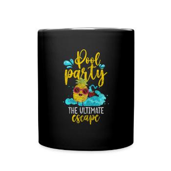 Pool Diving Recreation Water - Full Colour Mug - black - Front