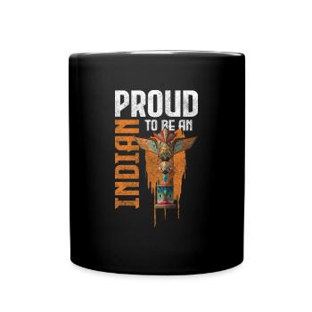 Totem Dreamcatcher Night Owl God - Full Colour Mug - black - Front
