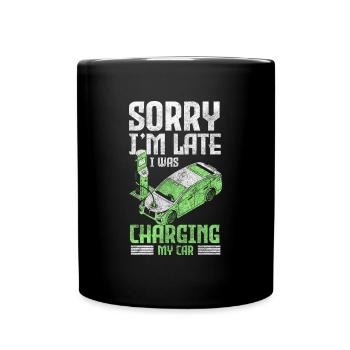 E-car innovation - Full Colour Mug - black - Front