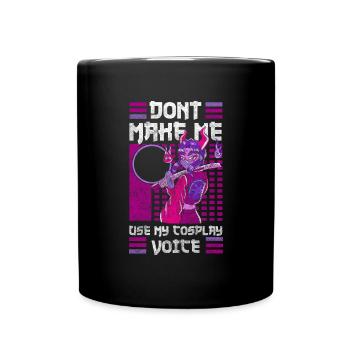 Cosplay Lover Convention Fan - Full Colour Mug - black - Front