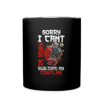 Costume Anime Gaming Bande dessinée - Mug uni - noir - Devant