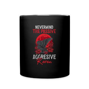 Épique du corbeau - Mug uni - noir - Devant