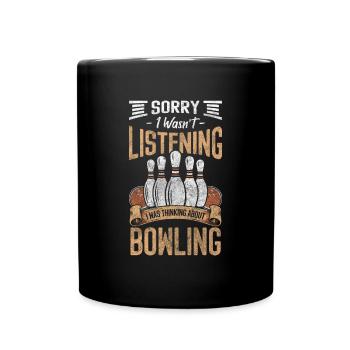 Bowler Track Leisure - Full Colour Mug - black - Front