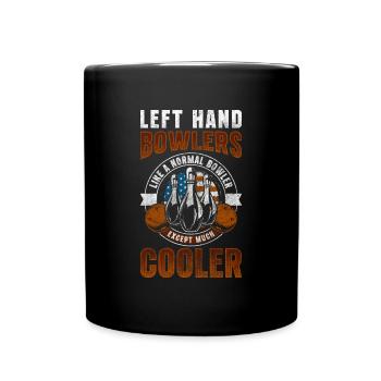 Bowling Bowlen - Tasse einfarbig - Schwarz - Vorne