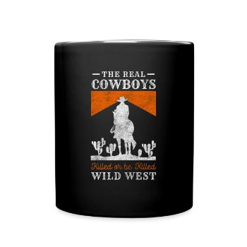 Western Country Cool - Mug uni - noir - Devant