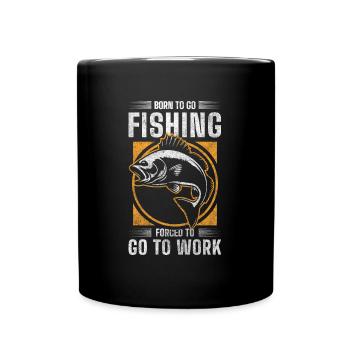 Fishing Lake Trip Tournament - Full Colour Mug - black - Front