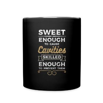 Dentist Appointment Braces - Full Colour Mug - black - Front