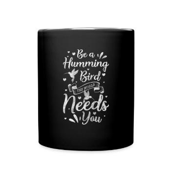 Oiseau Volant Mignon Nature - Mug uni - noir - Devant