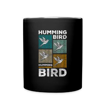 Les militants des droits des animaux adorent les colibris - Mug uni - noir - Devant