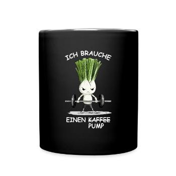 Gym - Tasse einfarbig - Schwarz - Vorne