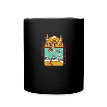 Summer Paradise - Full Colour Mug - black - Front