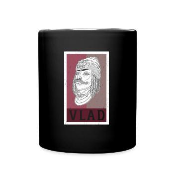 Vlad Tepes Dracula Vampire Roumanie Dicton - Mug uni - noir - Devant