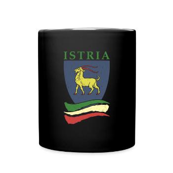 Istrien Tourist Hrvatska Kroatein Urlaub Balkan Re - Tasse einfarbig - Schwarz - Vorne