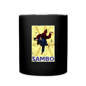 Sambo Russie arts martiaux URSS sport - Mug uni - noir - Devant