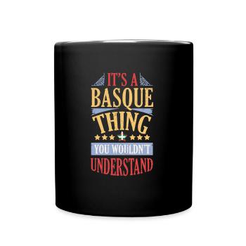 Euskara Baskenland Euskal Herria Spanien Basco - Tasse einfarbig - Schwarz - Vorne