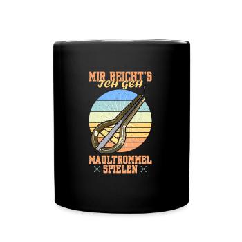Jew's harp Maultrommel Asien Musik Qopuz - Tasse einfarbig - Schwarz - Vorne