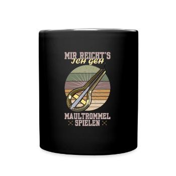 Jew's harp Maultrommel Asien Musik Qopuz - Tasse einfarbig - Schwarz - Vorne