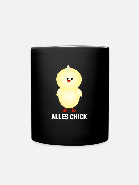 Funny chick - Full Colour Mug - black